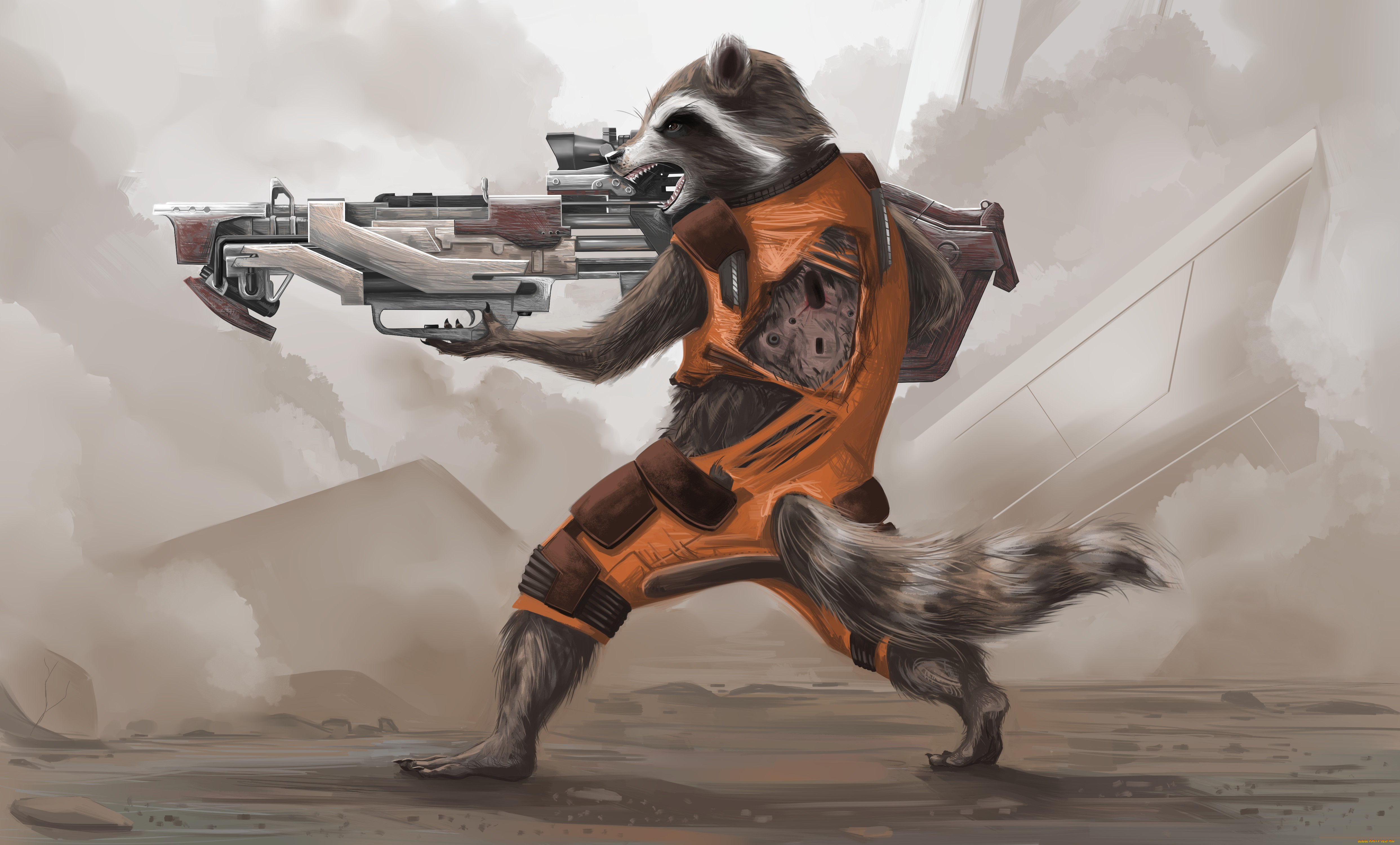 , , guardians, of, the, galaxy, art, , rocket, raccoon